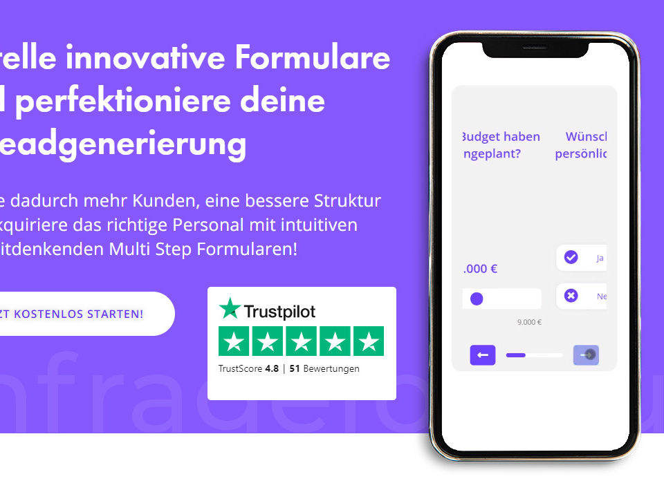 Anfrageformular Leadformular Online Tool