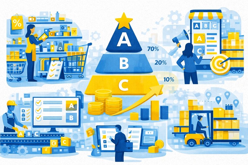 Branchenbeispiele Abc Analyse Praxis Branchen Dienstleistung Verkauf Sales Leads