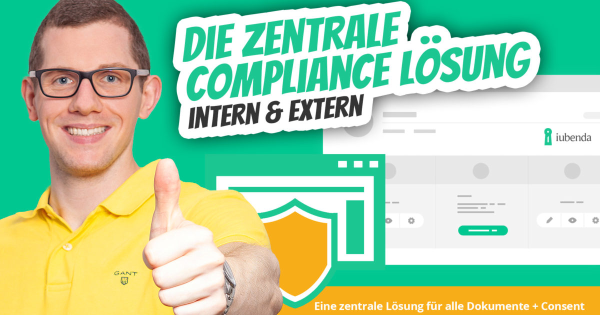 Compliance Externen Internen Datenschutz Cookie Banner Consent Agb Iubenda