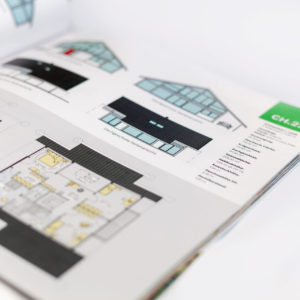 Concentus Fachwerkhaus Imagebroschuere Baubeschreibung Druckerei Broschuere Katalog Layout 141