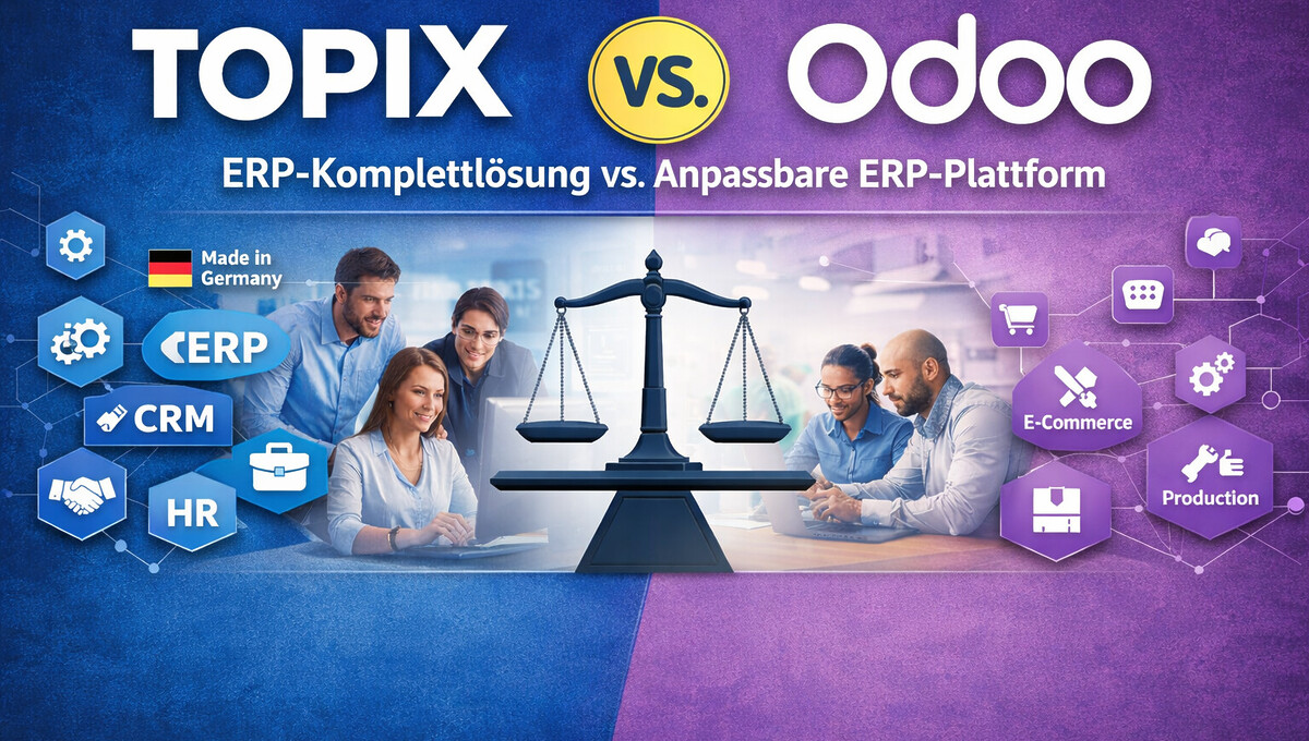 Erp Vergleich Mittelstand Topix Vs Odoo