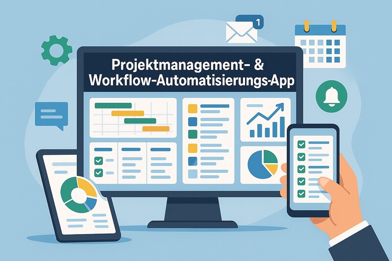 Projektmanagement Workflow Automatisierungs App