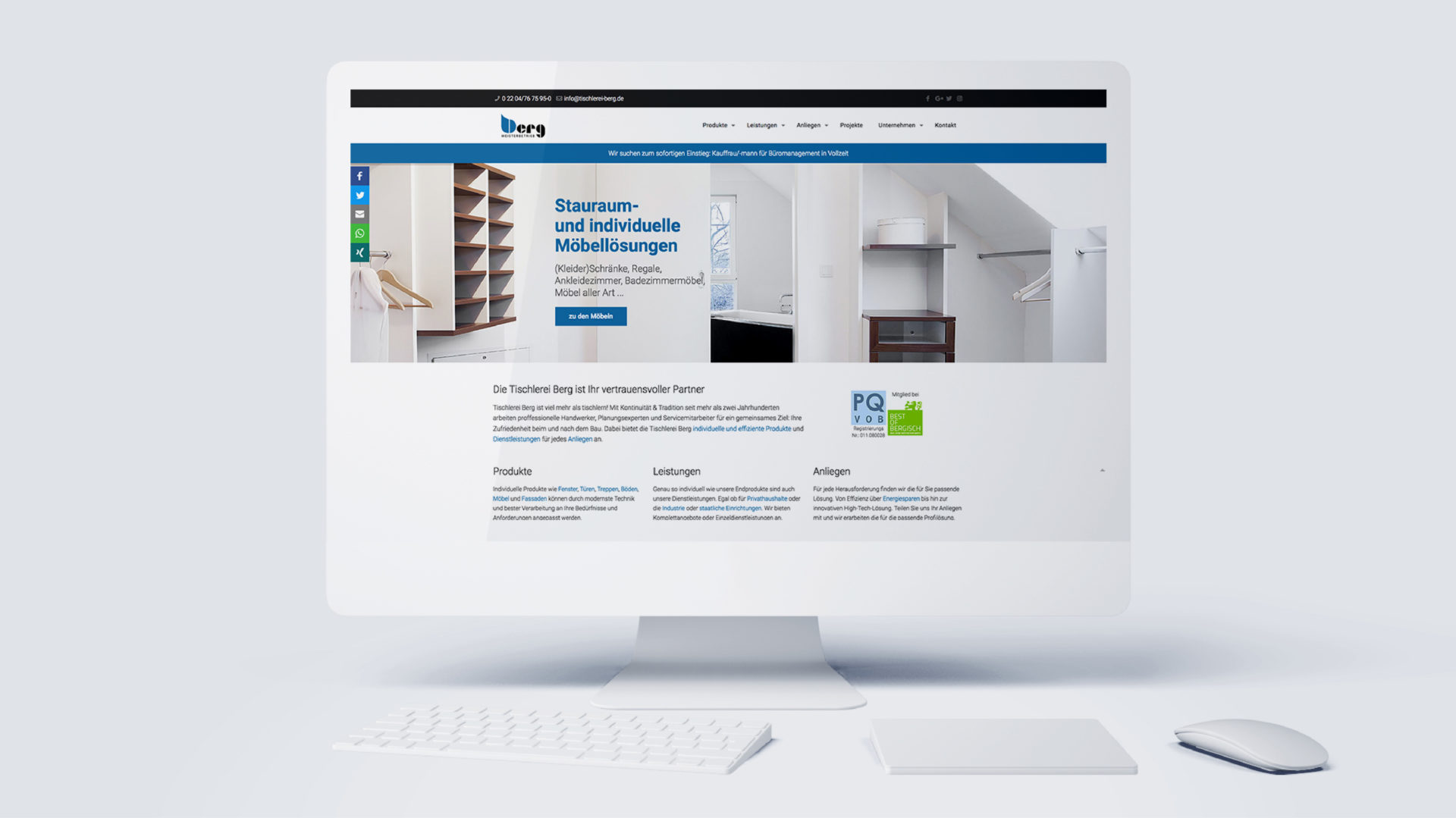 Tischlerei Berg Referenz 2 Webdesign