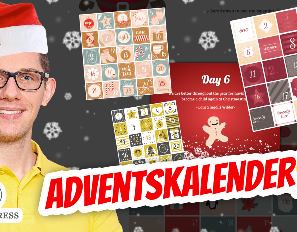 Wordpress Adventskalender Woocommerce Weihnachten Nikolaus Kalender Schnee