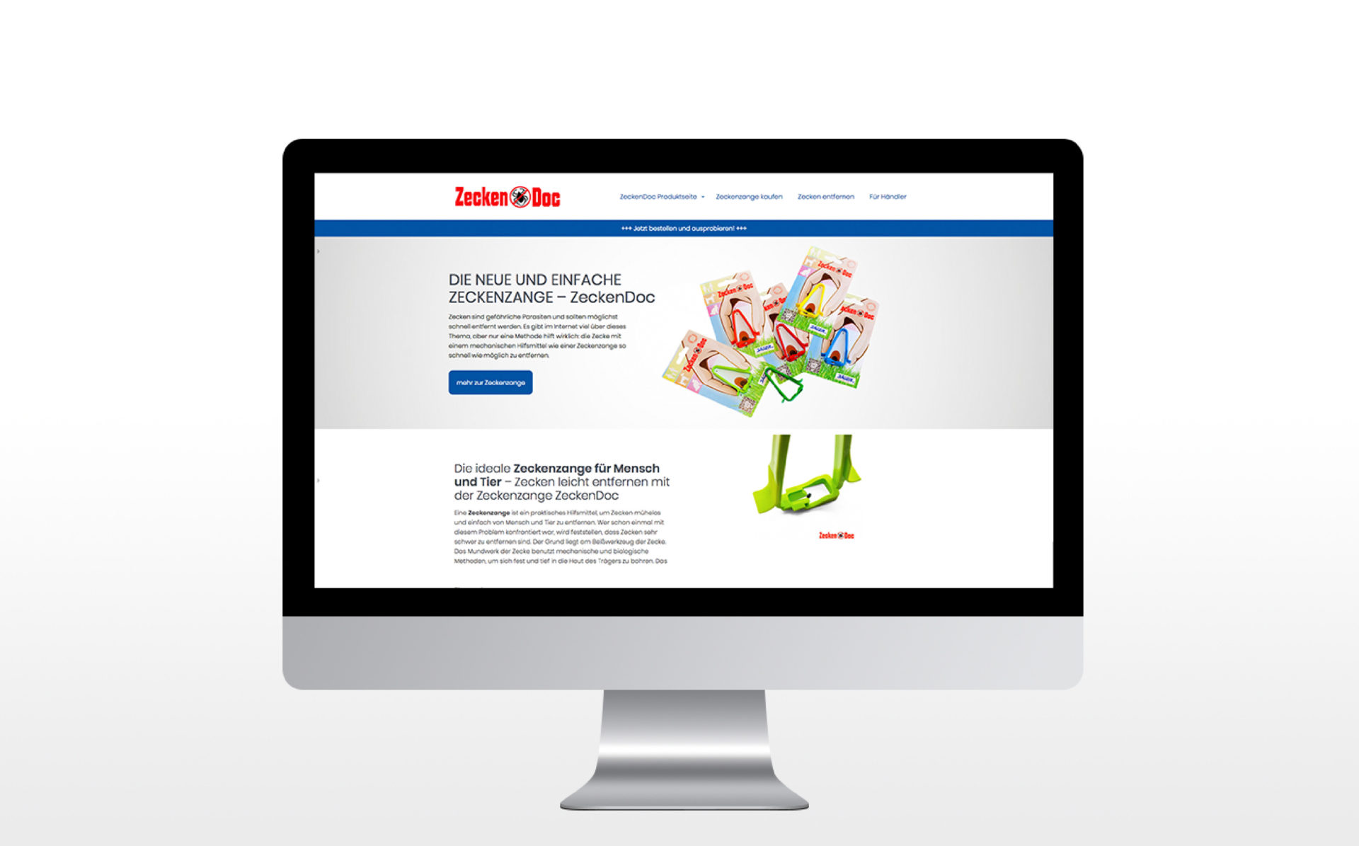 Zeckenzange Referenz 1 Webdesign