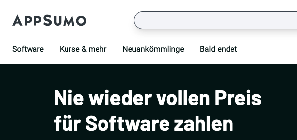 Appsumo Ki Ai Software Guenstig Kaufen Einmalzahlung Monatlich Abo