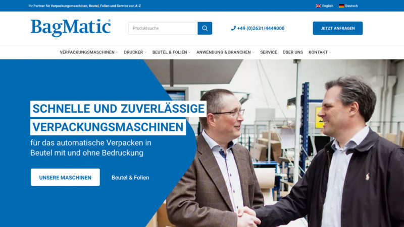 Bagmatic Verpackungsmaschinen