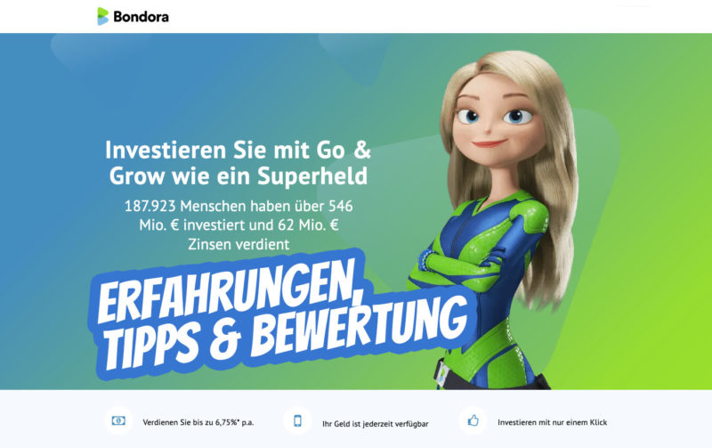 Bondora Erfahrungen Investieren Go Grow Bewertungen Alternative Tagesgeldkonto