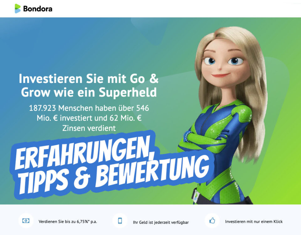 Bondora Erfahrungen Investieren Go Grow Bewertungen Alternative Tagesgeldkonto