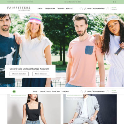 Fairfitters Online Shop Webshop Woocommerce WordPress Agentur Koeln Marketingagentur
