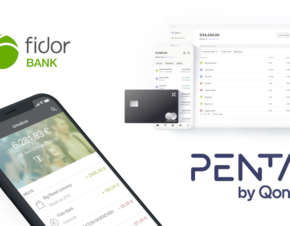 Fidor Bank Alternative Konto Penta Qonto Firmenkonto Business Konto B2b