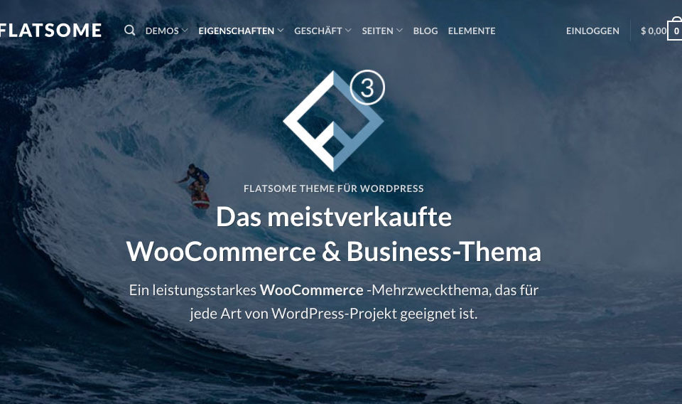 Flatsome Theme Wordpress Woocommerce Shops