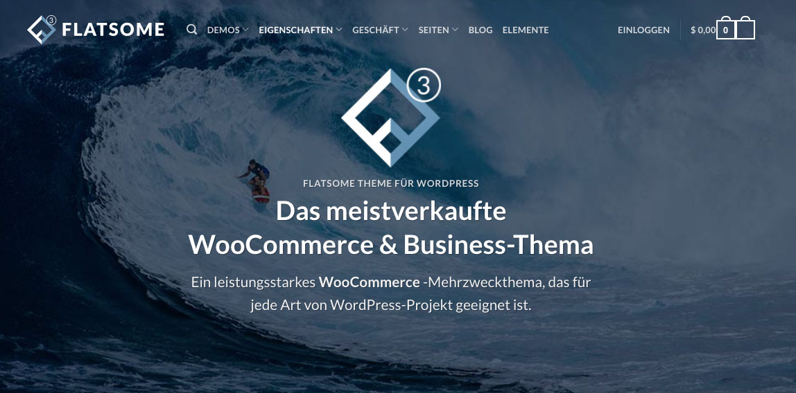 Flatsome Theme Wordpress Woocommerce Shops