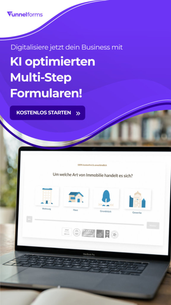 Funnelforms WordPress Formular Plugin Multi Step Schritt Schritt Builder