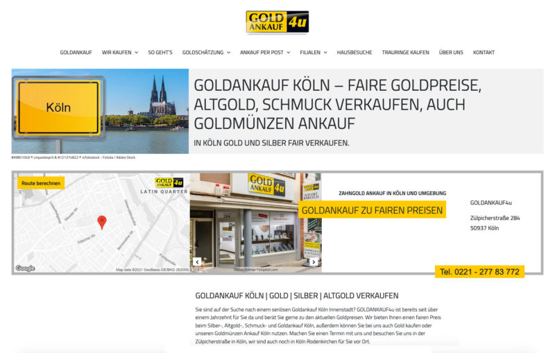 Goldankauf Koeln Goldhandel Goldankauf4u