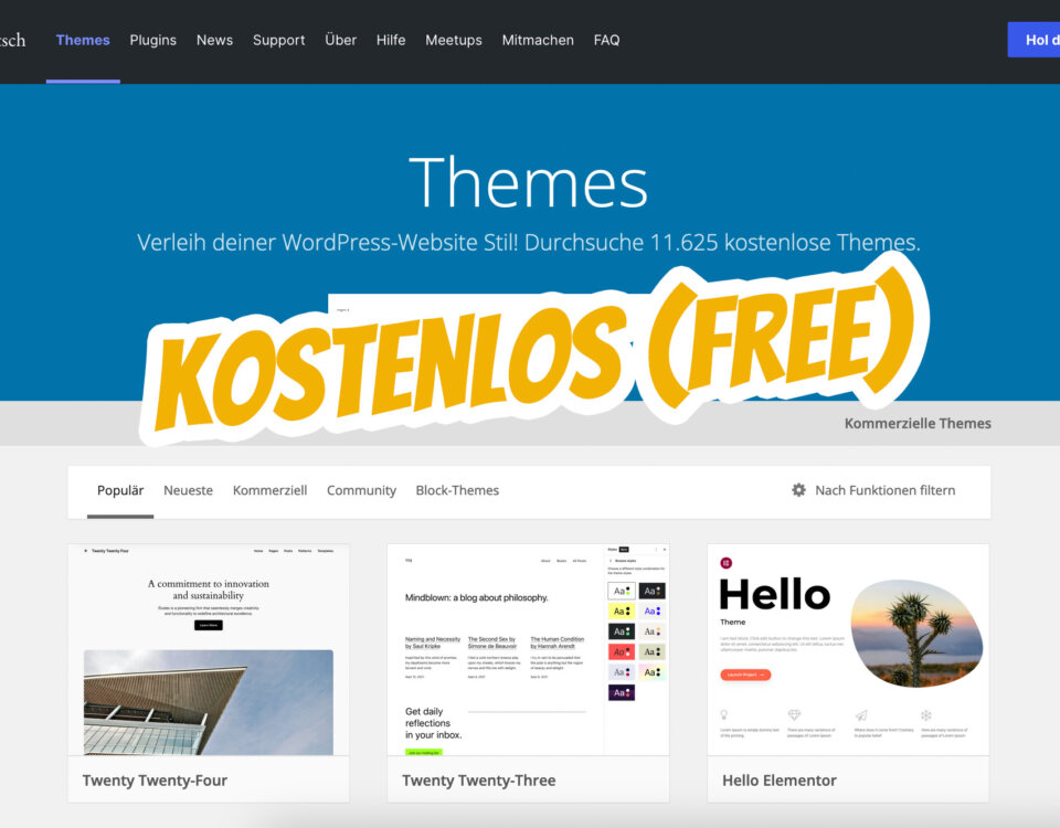 Kostenlose Wordpress Themes Kostenfrei Free