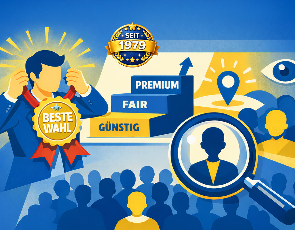 Sichtbarkeit Durch Auszeichnungen Eigener Preis Siegel Award Badge Anerkennung Wahrnehmung