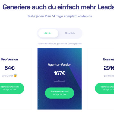 Smashleads Preis Kosten Vergleich Multi Step Formulare