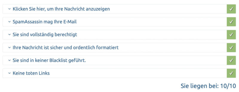 Spam Test Mail Tester Spam Check Spamfilter Testen Score Mail Server