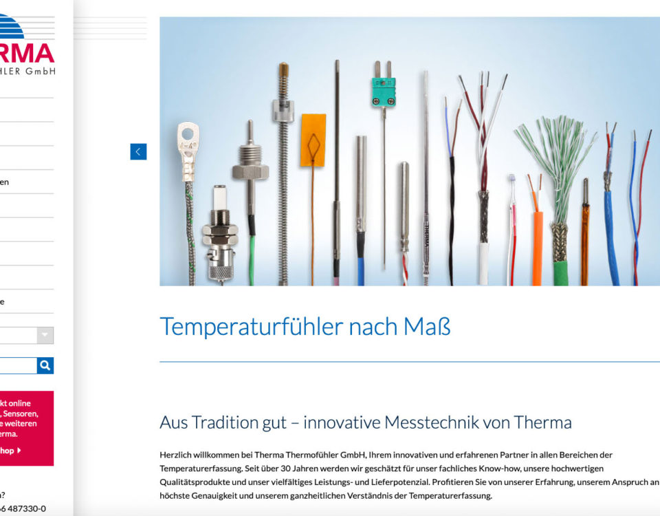 Therma Gmbh Thermoelemente Temperaturfuehler Temperatursensor