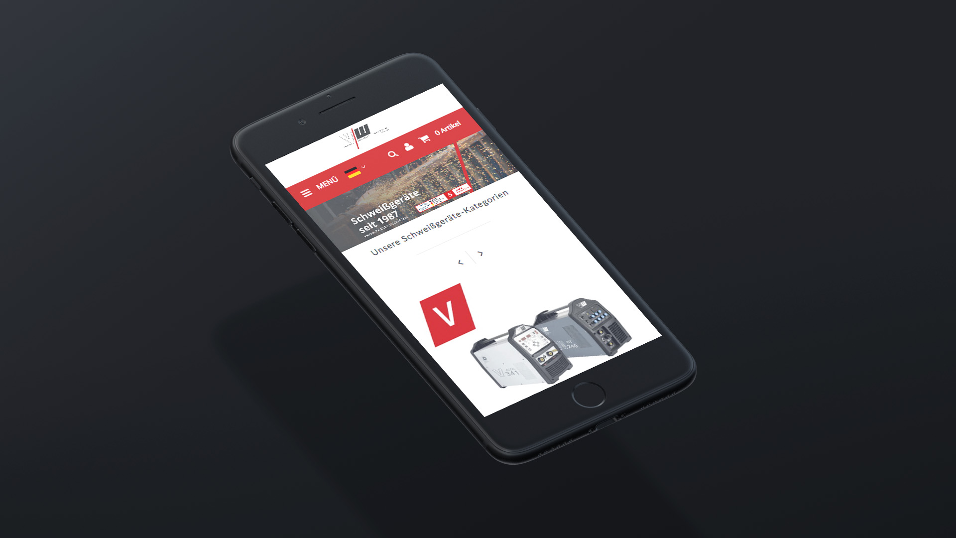 Vector Welding Referenz 3 Mobile Responsive Webdesign