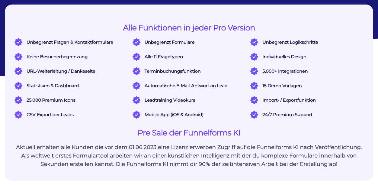 Vorteile Funnelforms Vergleich Plugin Multi Step Formulare Interaktiv