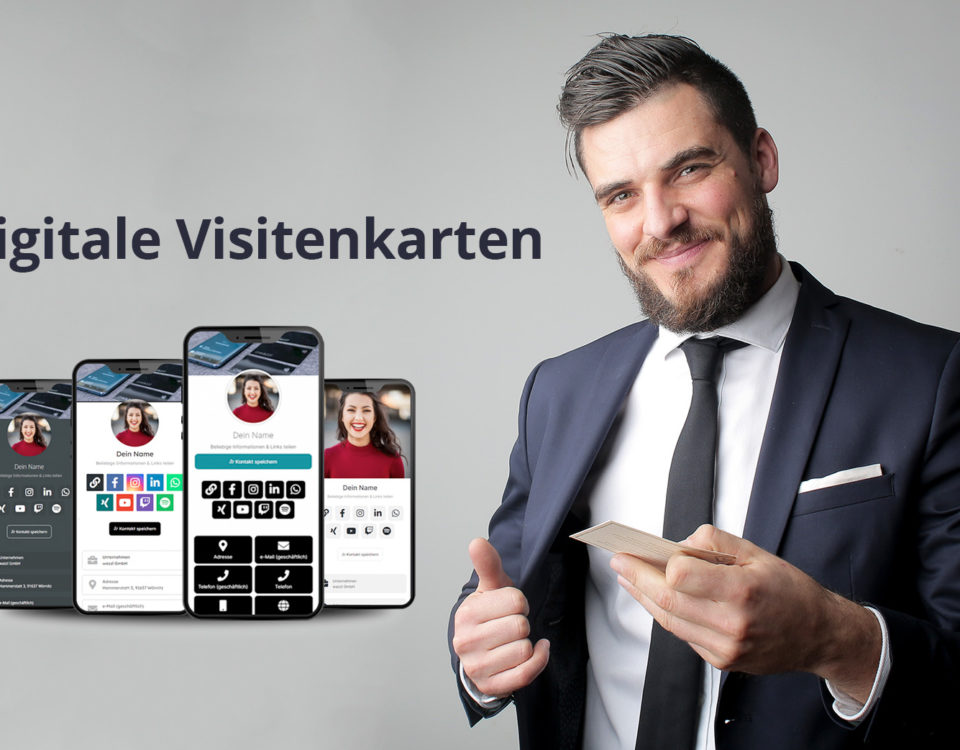 Was Ist Eine Digitale Visitenkarte Marketing Business Unternehmer