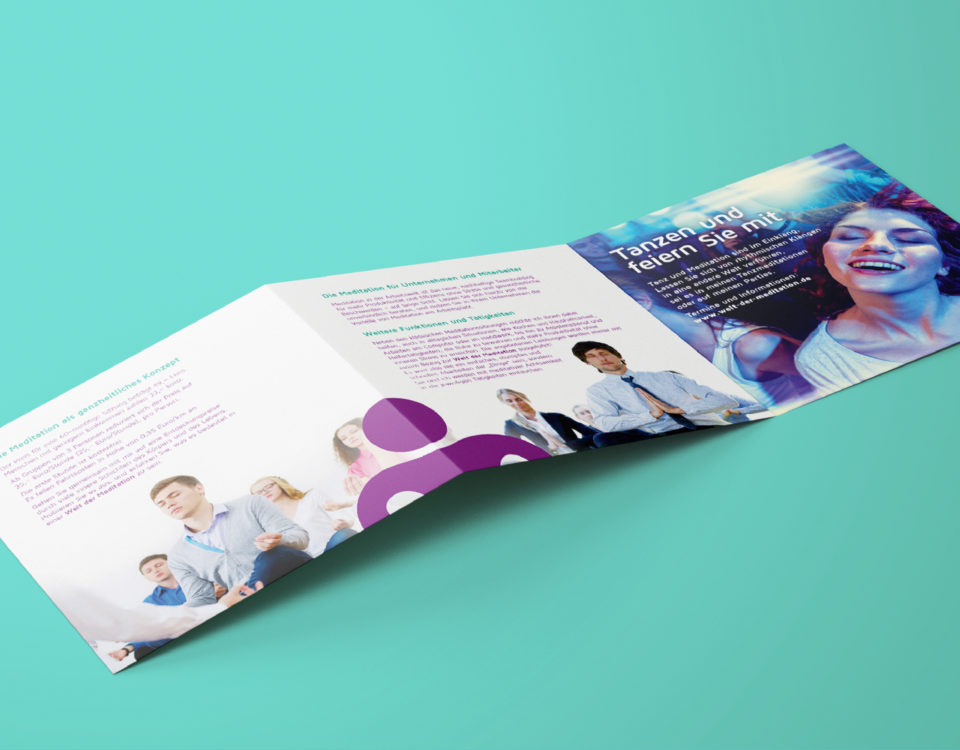Welt Der Meditation Referenz 3 Print Druck Flyer