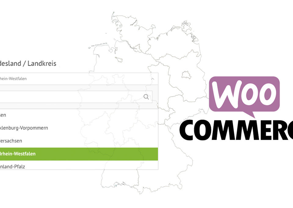 Woocommerce Bundeslaender Auswahl Feld Kasse Checkout Germanized German Market Wordpress Shop Webshop