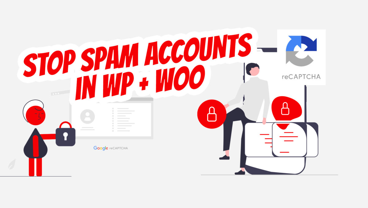 Woocommerce Captcha Recaptcha Fake Accounts Spam Kundenkonten Formulare Login Registrierung