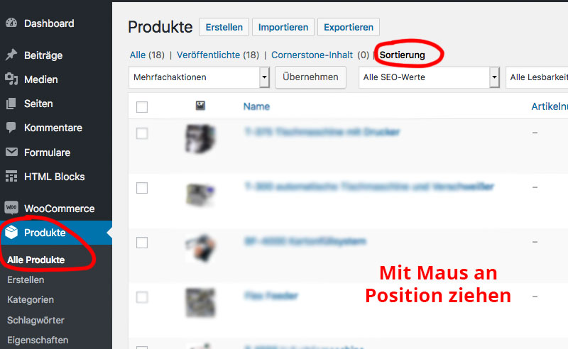 Woocommerce Produkt Sortierung Reihenfolge Einstellen Pictibe