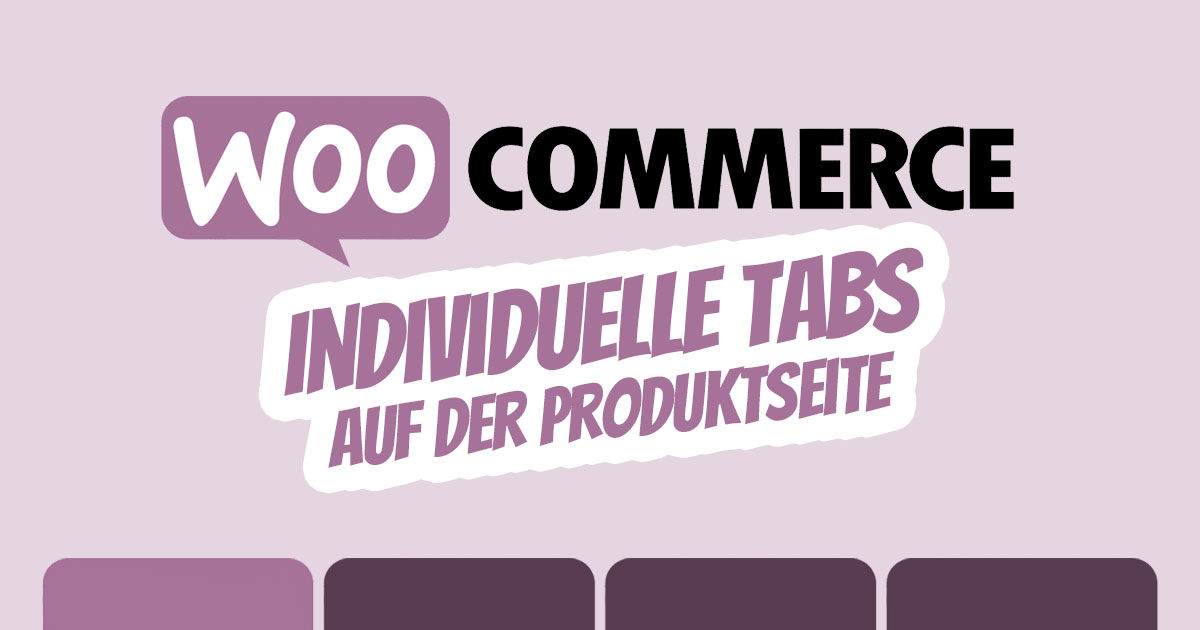 Woocommerce Tabs Plugin Produktseite