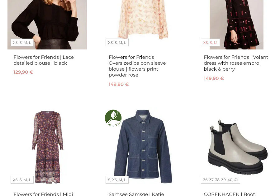 Woocommerce Verfuegbare Groessen Produktuebersicht Anzeigen Varianten Anpassen Kleidung Fashion Konfektionsgroessen