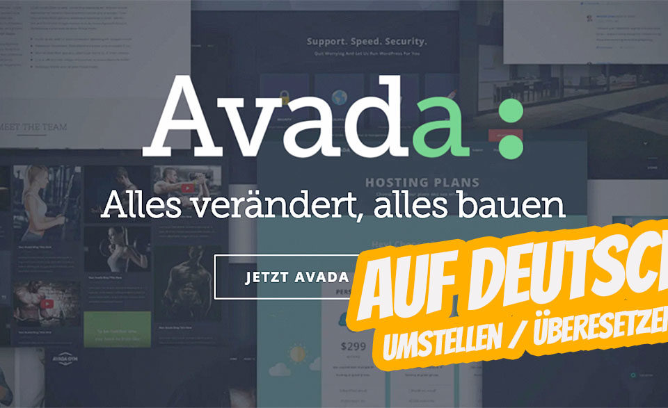 Wordpress Avada Theme Deutsch Uebersetzen Umstellen