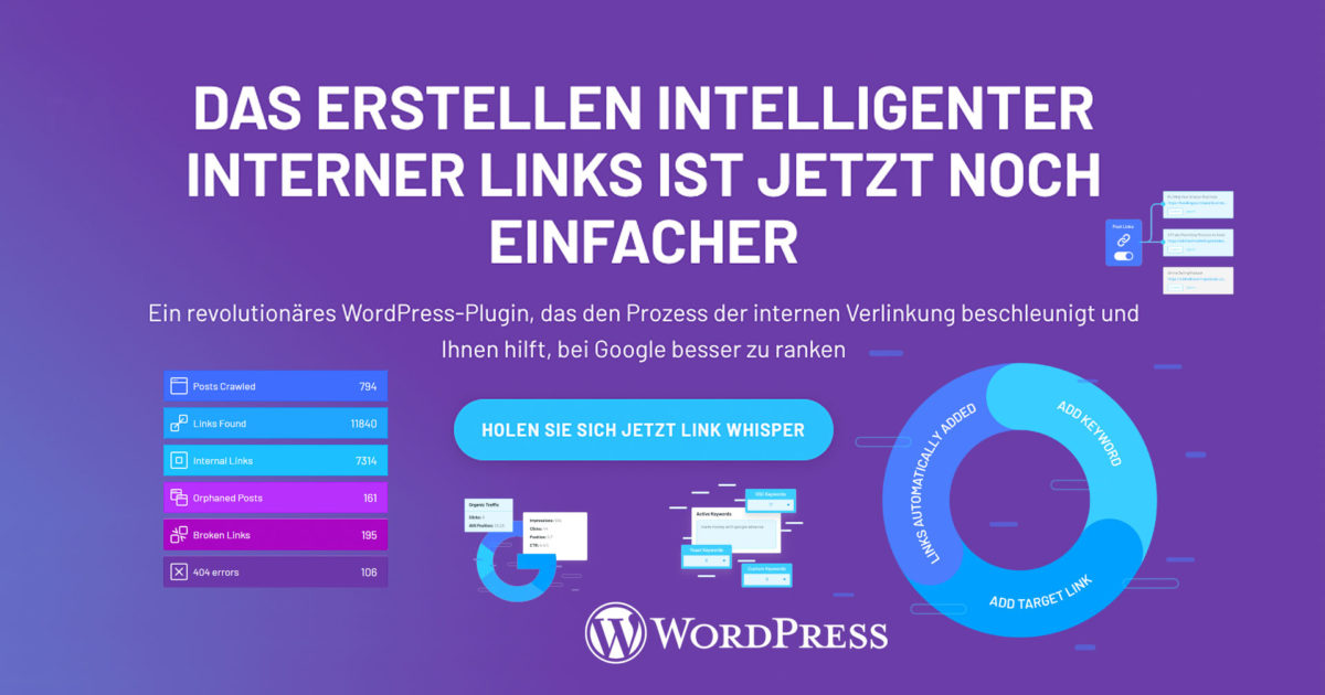 Wordpress Interne Links Setzen Interne Verlinkung Plugin Wp Seo Suchmachinenoptimierung