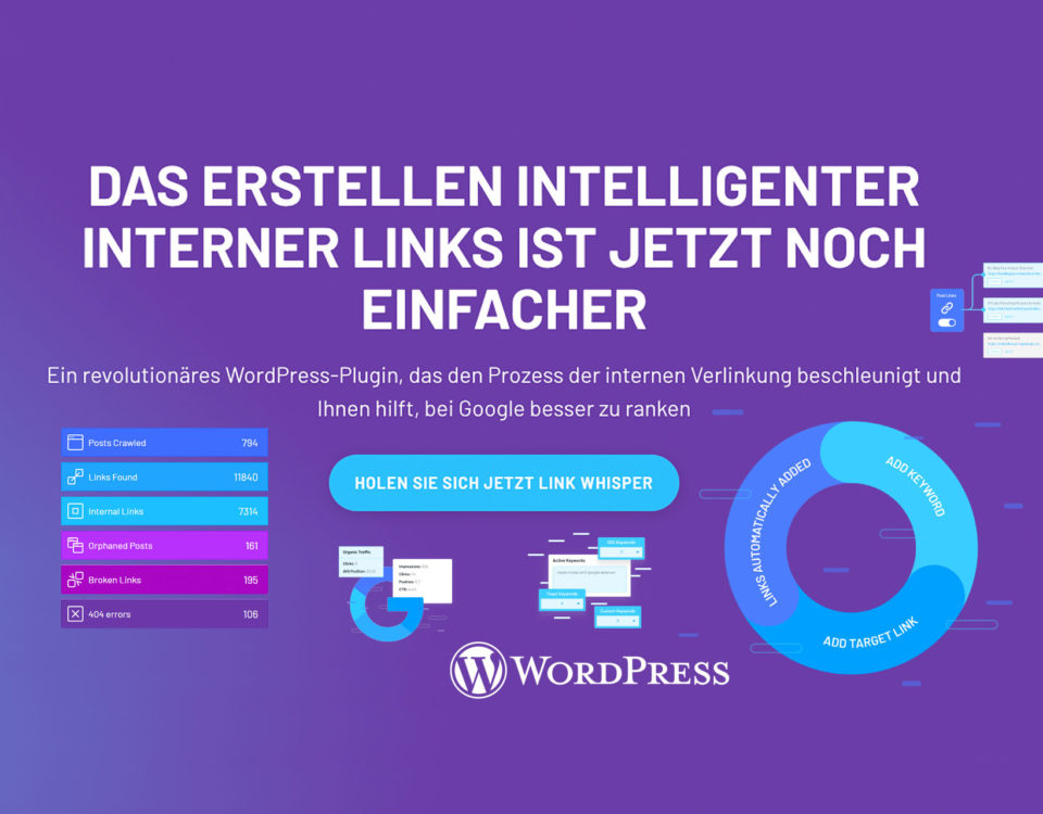 Wordpress Interne Links Setzen Interne Verlinkung Plugin Wp Seo Suchmachinenoptimierung