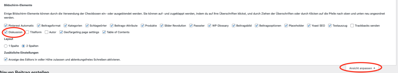 Wordpress Kommentare Deaktivieren Ansicht Anpassen Je Beitrag Seiten Einzeln Abschalten Ausschalten
