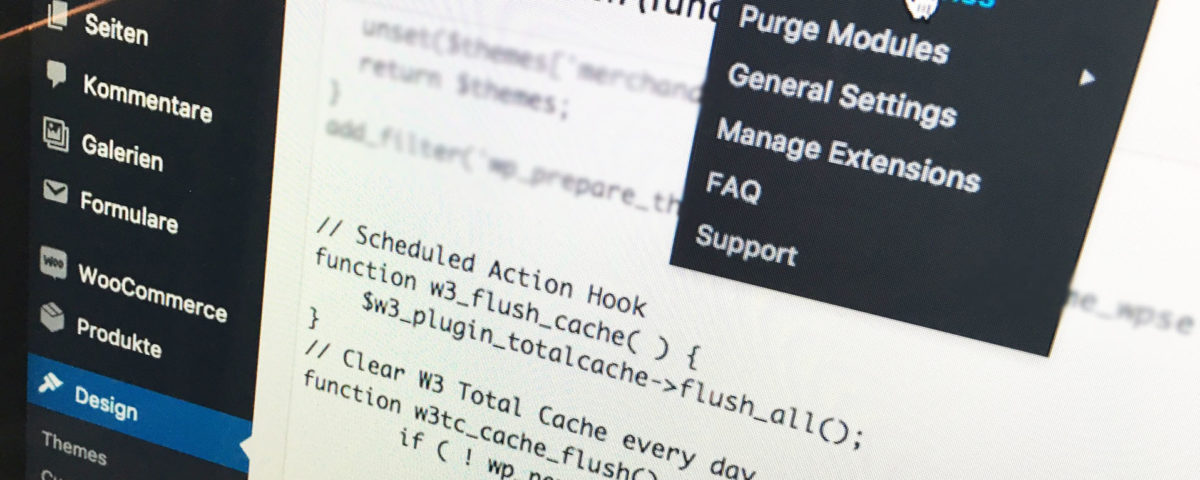 Wordpress W3 Total Cache Auto Cache Flush Automatisch Leeren