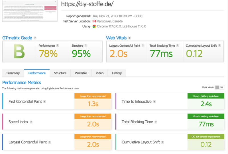 Wordpress Woocommerce Page Speed Gtmetrix Optimierung Ladezeit Schneller Kuerzer